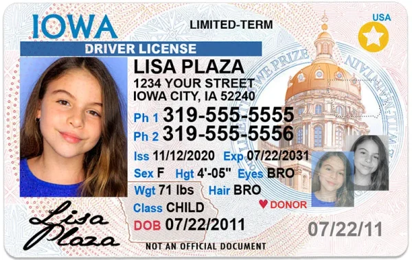 Buy Iowa Driver License and ID Card