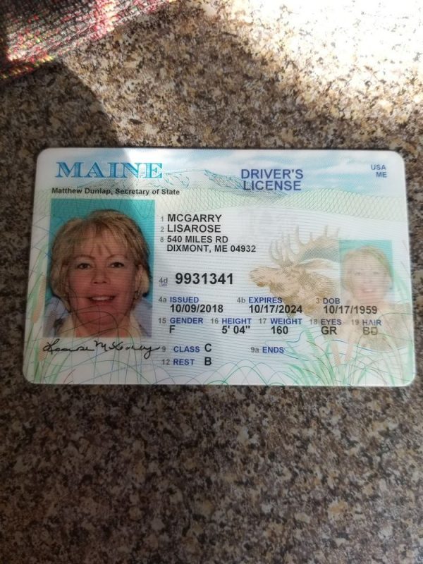 Buy Maine Driver License and ID Card