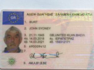 Buy Driving License of Greece