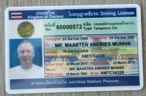 Buy Driving License of Thailand