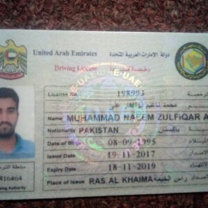 Buy Driving License of United Arab Emirates