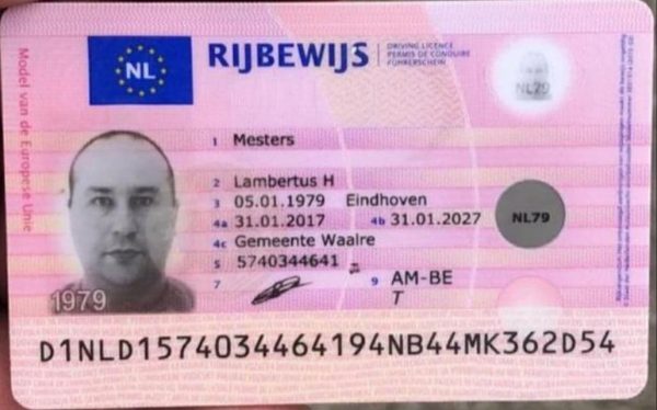Buy Netherlands driving licence